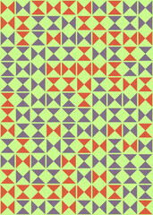 Abstract Geometric Pattern generative computational art illustration