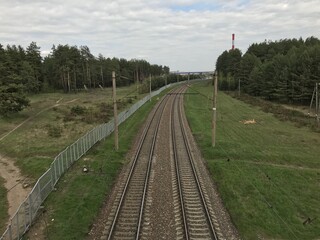 railway in the countryside