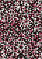 Abstract Geometric Pattern generative computational art illustration
