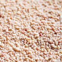 Textured background. Bath sea salt, selective focus, spa treatments.