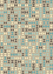 Abstract Geometric Pattern generative computational art illustration