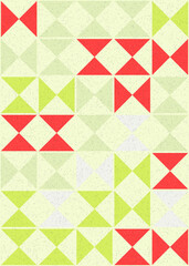 Abstract Geometric Pattern generative computational art illustration