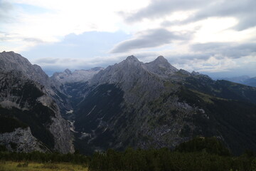 Fototapeta premium Wanderlust in den Alpen