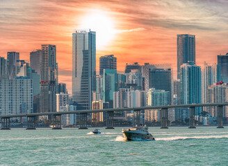 Atardecer en la gran ciudad