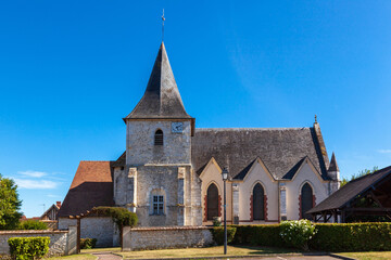 Fototapeta na wymiar Eglise de La Chapelle-Longueville, Eure, Normandie