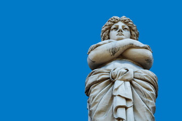 Olympic goddess of love and beauty in antique mythology Aphrodite (Venus). Fragment of ancient...