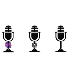microphone icon.vector sign sound recording