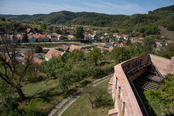 Fortified church from Alma Vii village, Moșna commune, Sibiu county, September 2020