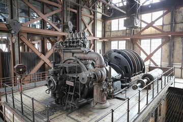 Engine of an old Power Plant