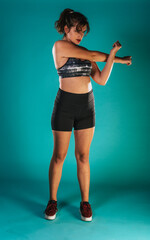 Fototapeta premium Athletic woman in sportswear
