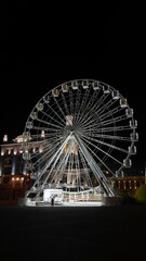 Kyiv ferries at night