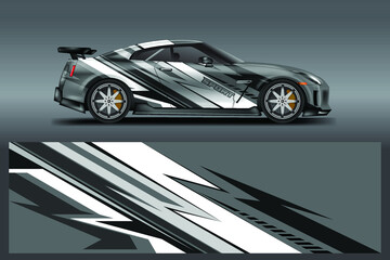 Obraz premium Car wrap designs vector background for vehicle