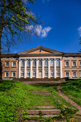 Palace in the village of Mykulyntsi, Ternopil region. Ukraine.