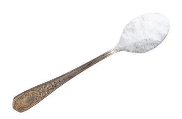 dextrose crystalline sugar in teaspoon cutout