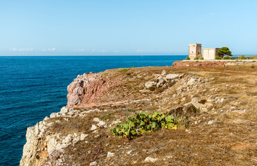 The Tower Alba or Tower of Cala Rossa, is a defense tower on the coast of the Mediterranean sea in...