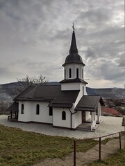 Fototapeta na wymiar Greek Catholic Parish from Milaş, Bistriţa-Năsăud “Ascension of the Lord” Church ,2021