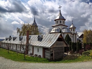Fototapeta na wymiar Romania, Dumbrava Monastery in Alba County - 2021