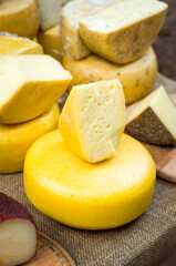 Goat cheese, assorted ( cheese head )