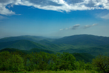 landscape with clouds