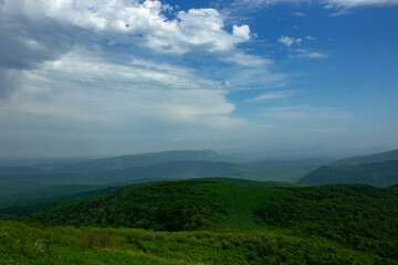 landscape with clouds