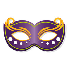 Isolated colored mardi gras mask Vector illustration © DAVIDS