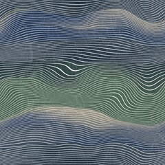 Plakat Seamless natural landscape hill pattern for print. Horizontal line stripes that resemble hills or mountains in a natural landscape or geological earth view. Abstract surface design.