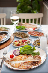 Delicious hot appetizers and main courses