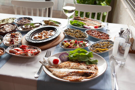 Delicious hot appetizers and main courses