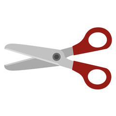 Isolated scissors icon School supplies Vector illustration