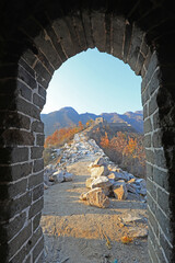 Architectural landscape of qingshanguan Great Wall