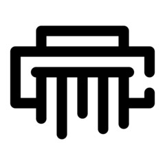 icon shredder using line style