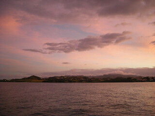 Fototapeta premium Sunrise over Grenada
