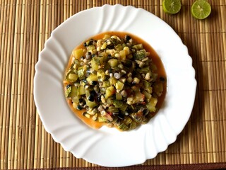 Delicious traditional Mexican food made at home