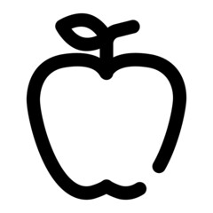 icon apple using line style