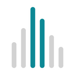 icon now playing using flat style and blue color dominate