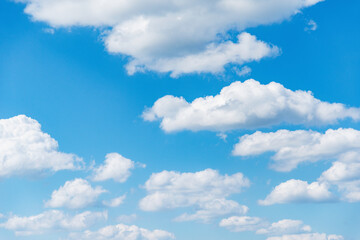 Naklejka na ściany i meble Clouds on the blue sky.
