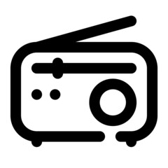 icon radio using line style