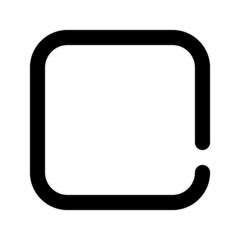 icon stop music using line style