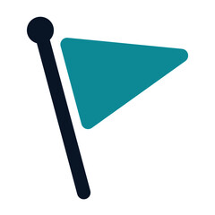 icon life event using flat style and blue color dominate