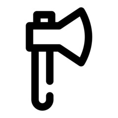 icon axe using line style