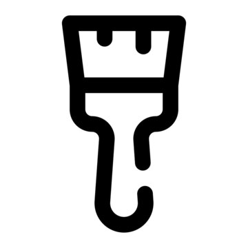 recommend clip art: icon paint brush using line style