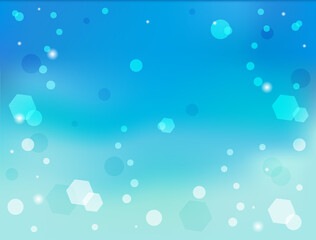 水中や海中をイメージしたイラスト