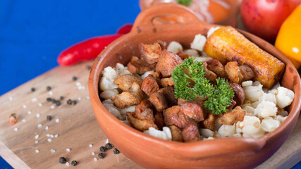 Fritada de cerdo una comida típica de Ecuador