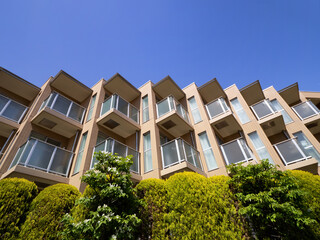 低層階の集合住宅　東京都