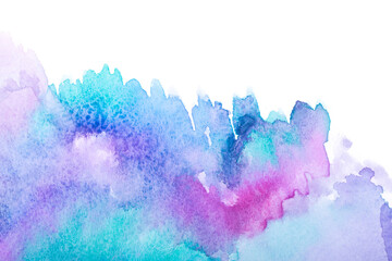  colorful watercolor background. hand painted by brush