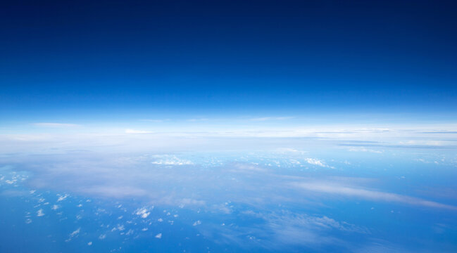 Aerial sky and clouds background