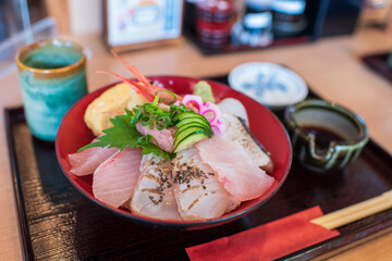 海鮮丼, 日本料理, 福井