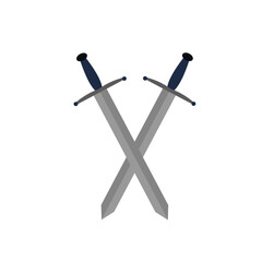 silhouette of two swords, sabers illustration