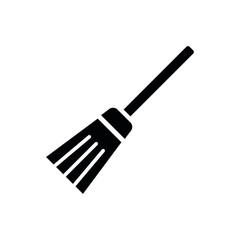 broom icon silhouette