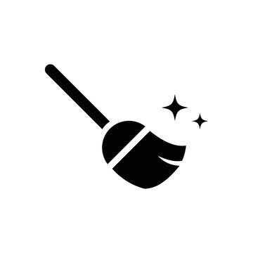 recommend clip art: broom icon silhouette